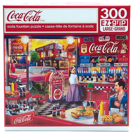 Masterpieces Puzzles Coca Cola Bottles 300EZ Grip - 1.0 ea