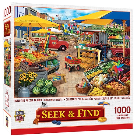 Masterpieces Puzzles Market Square 1000 Piece Puzzle - 1.0 ea
