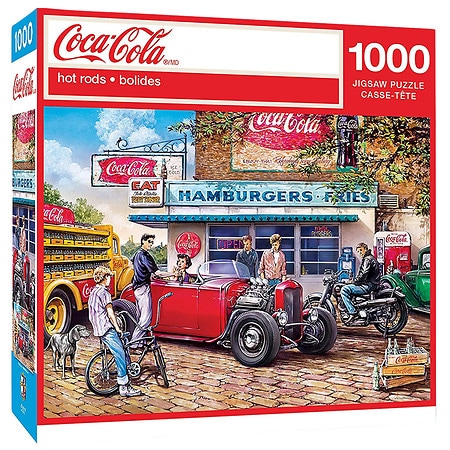 Masterpieces Puzzles Coca Cola Hot Rods 1000 Piece Puzzle - 1.0 ea