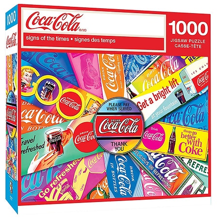 Masterpieces Puzzles Coca Cola Signs of the Times Puzzle - 1.0 ea