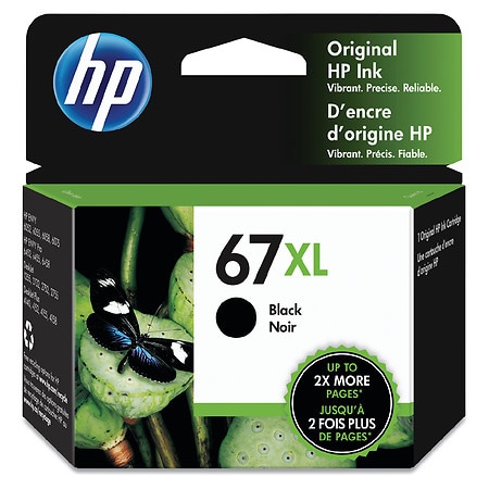 HP 67 XL Black Ink Cartridge - 1.0 EA