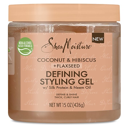 SheaMoisture Defining Styling Gel Coconut & Hibiscus Coconut & Hibiscus - 15.0 oz