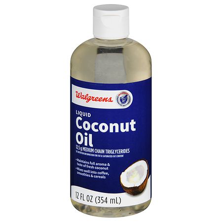 Walgreens Liquid Coconut Oil - 12.0 fl oz