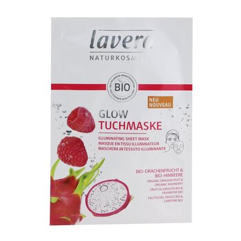 LaveraSheet Mask - Illuminating (With Organic Dragon Fruit & Organic Raspberry) 1sheet