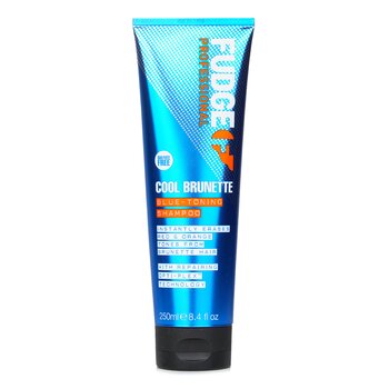 FudgeCool Brunette Blue-Toning Shampoo (Instant Erases Red & Orange Tones from Brunette Hair) 250ml/8.4oz