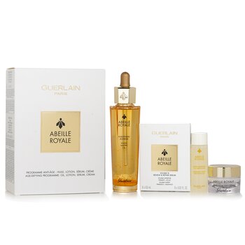 GuerlainAbeille Royale Age-Defying Programme: Youth Watery Oil 50ml + Fortifying Lotion 15ml + Double R Serum 8x0.6ml + Day Cream 7ml 11pcs