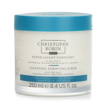 Christophe RobinCleansing Purifying Scrub with Sea Salt (Soothing Detox Treatment Shampoo) - Sensitive or Oily Scalp 250ml/8.4oz