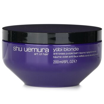 Shu UemuraYubi Blonde Anti-Brass Purple Balm (Hair Mask) - Bleached, Highlighted Blondes 200ml/6oz