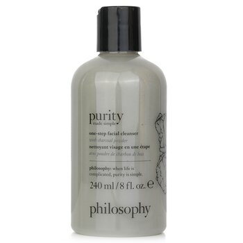 PhilosophyPurity Made Simple - One Step Facial Cleanser with Charcoal Powder (Normal to Dry Skin) 240ml/8oz