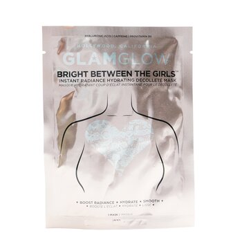 GlamglowBright Between The Girls Instant Radiance Hydrating Decollete Mask 1sheet