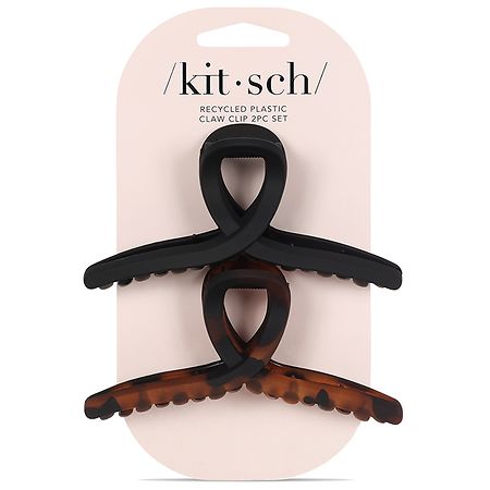 KITSCH Eco-Friendly Large Claw Clips - 2.0 ea