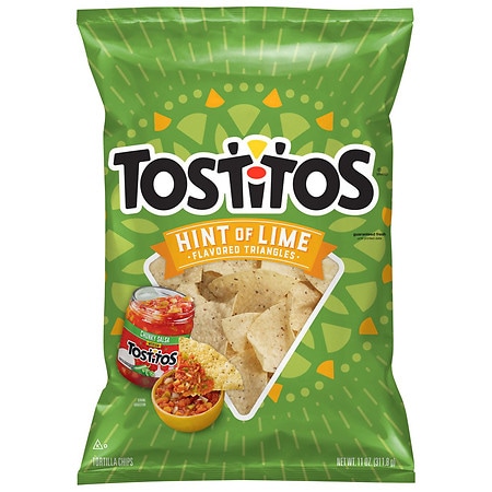Tostitos Hint of Lime Tortilla Chips Hint of Lime - 11.0 oz
