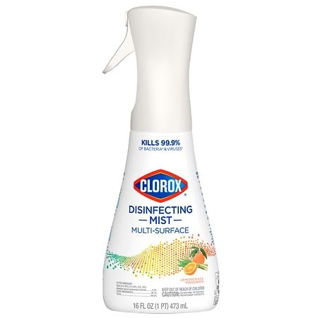 Clorox Disinfecting Mist, Sanitizing and Antibacterial Disinfectant Spray Lemongrass Mandarin - 16.0 fl oz