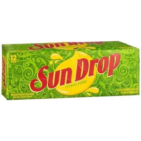 Sun Drop Soda 12 oz Cans Citrus - 12.0 ea