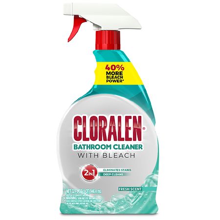 Cloralen Bathroom Cleaning Spray, With Liquid Bleach Fresh - 32.0 fl oz