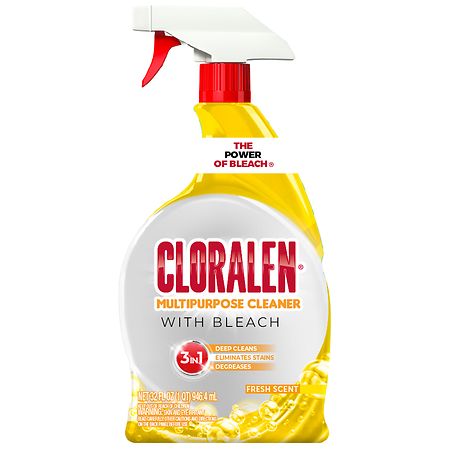 Cloralen Multipurpose Cleaning Spray, 3-In-1, With Liquid Bleach Fresh - 32.0 fl oz