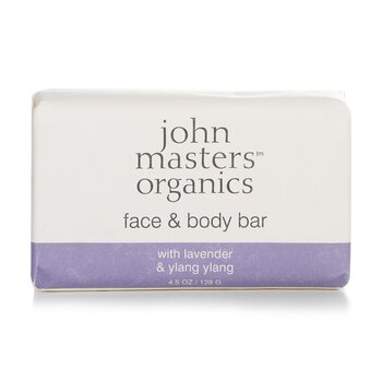 John Masters OrganicsFace & Body Bar With Lavender & Ylang Ylang 128g/4.5oz