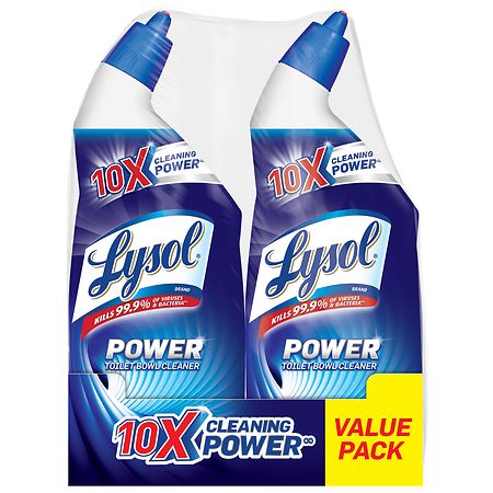 Lysol Power Toilet Bowl Cleaner - 24.0 oz x 2 pack