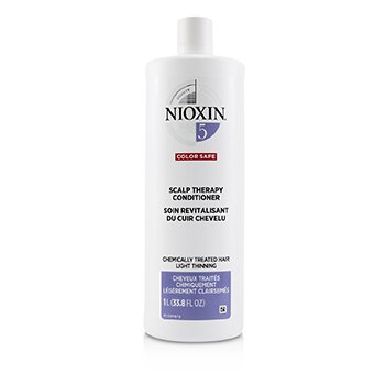 NioxinDensity System 5 Scalp Therapy Conditioner (Chemically Treated Hair, Light Thinning, Color Safe) 1000ml/33.8oz