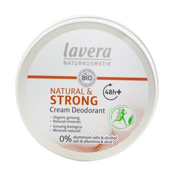 LaveraNatural & Strong Cream Deodorant- With Organic Ginseng 50ml/1.7oz