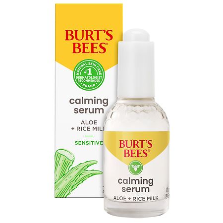 Burt's Bees Calming Serum with Aloe and Rice Milk for Sensitive Skin - 1.0 fl oz