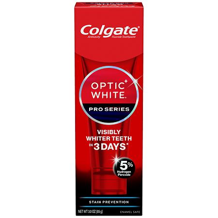 Colgate Optic White Pro Series Stain Prevention Hydrogen Peroxide Toothpaste - 3.0 oz