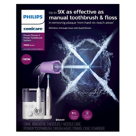 Philips Sonicare Power Flosser & Toothbrush System 7000 (HX3921/40) - 1.0 ea