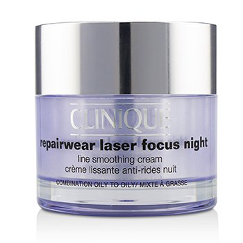 CliniqueRepairwear Laser Focus Night Line Smoothing Cream - Combination Oily To Oily 50ml/1.7oz
