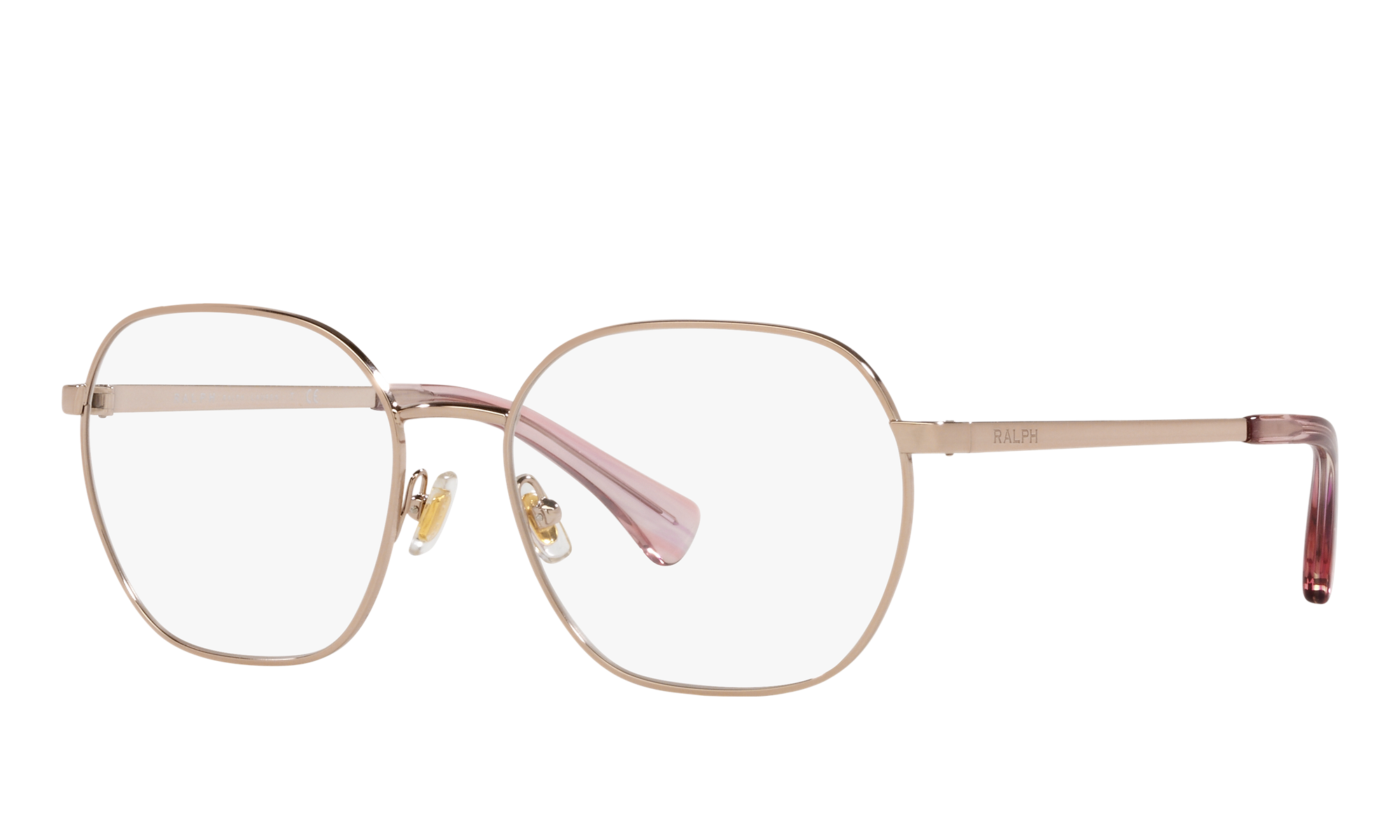 Ralph by Ralph Lauren Unisex Ra6051 Shiny Rose Gold Size: Extra Small