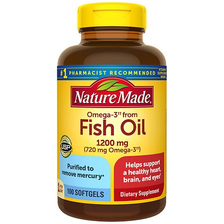 Nature Made Fish Oil 1200 mg Softgels - 100.0 ea