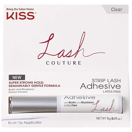 Kiss Lash Couture Strip Lash Adhesive Clear - 0.17 oz