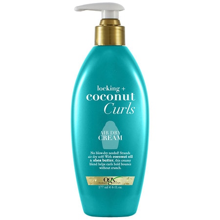 OGX Locking + Coconut Curls Air Dry Cream - 6.0 fl oz
