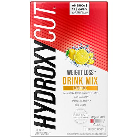 Hydroxycut Drink Mix Lemonade - 21.0 ea