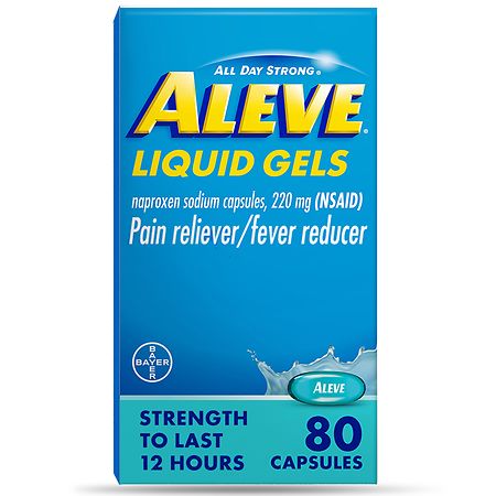Aleve Pain Reliever & Fever Reducer Liquid Gel - 80.0 Ea