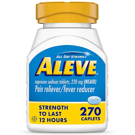 Aleve Reliever & Fever Reducer Naproxen Sodium Caplets - 270.0 ea
