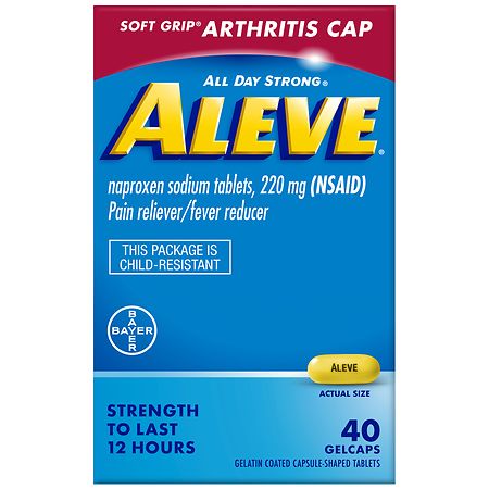 Aleve Gelcaps with Easy Open Arthritis Cap - 40.0 Ea