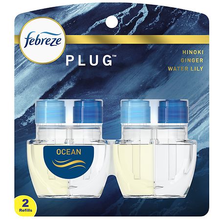 Febreze PLUG Air Freshener & Odor Fighter Ocean - 2.0 ea