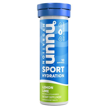 Nuun Hydration Sport Electrolyte Drink Tablets Lemon Lime - 10.0 ea