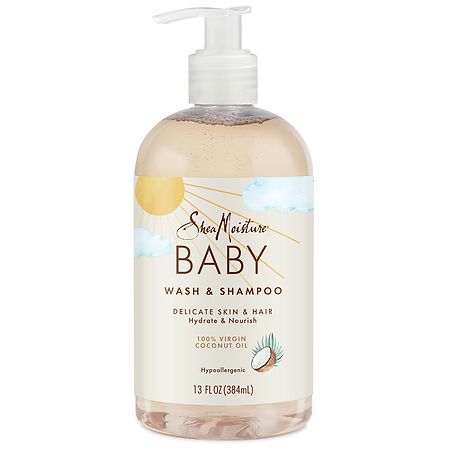 SheaMoisture Baby Wash and Shampoo 100% Virgin Coconut Oil - 13.0 fl oz