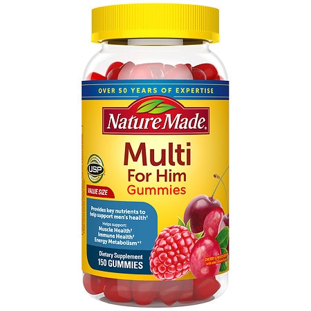 Nature Made Multi for Him Gummies, Value Size - 150.0 ea