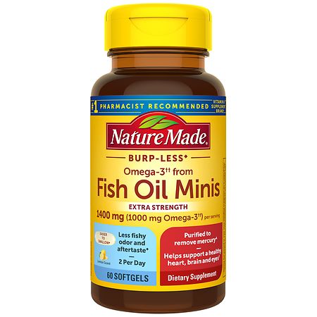 Nature Made Fish Oil Minis 1400 mg Softgels - 60.0 ea