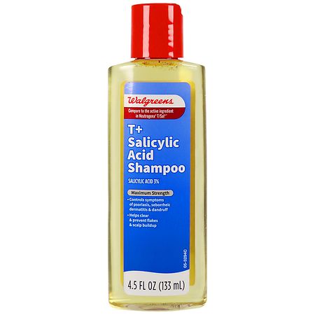 Walgreens T+ Salicylic Acid Shampoo Maximum Strength - 4.5 fl oz
