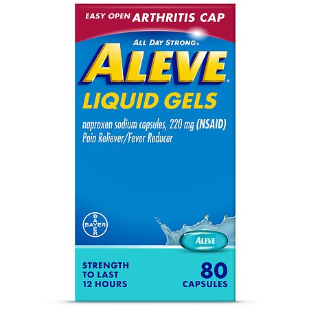 Aleve Liquid Gel Capsules - 80.0 Ea