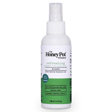 The Honey Pot Cucumber Aloe Feminine Panty Spray - 4.0 fl oz