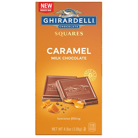 Ghirardelli Bar Milk Chocolate & Caramel - 4.8 oz
