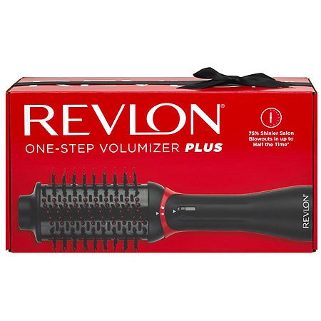 Revlon One-Step Volumizer PLUS 2.0 Hair Dryer and Hot Air Brush, Black - 1.0 ea