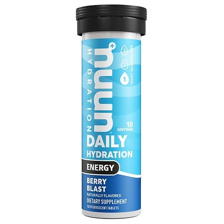 Nuun Hydration Energy Electrolyte Drink Tablets Berry Blast - 10.0 ea