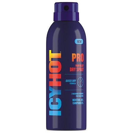 Icy Hot PRO Dry Spray With Menthol & Camphor - 4.0 oz