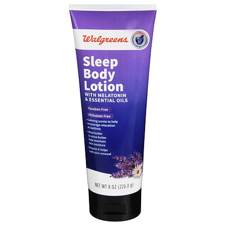 Walgreens Sleep Body Lotion with Melatonin & Essential Oils - 8.0 oz