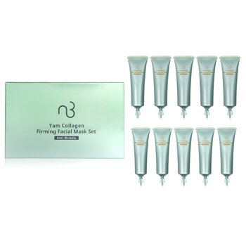 Natural BeautyYam Collagen Firming Facial Mask Set - Anti-Wrinkle 10applications